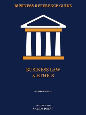 cover image of Business Law & Ethics